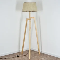 Luminaires Scandinaves-hofstein Sabadim Lampadaire Écru, 1 lumière