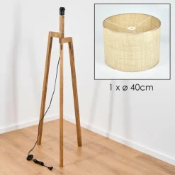 hofstein Sabadim Lampadaire Écru, 1 lumière