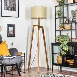 hofstein Sabadim Lampadaire Écru, 1 lumière