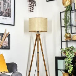 Luminaires Scandinaves-hofstein Sabadim Lampadaire Écru, 1 lumière