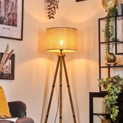 Luminaires Scandinaves-hofstein Sabadim Lampadaire Écru, 1 lumière