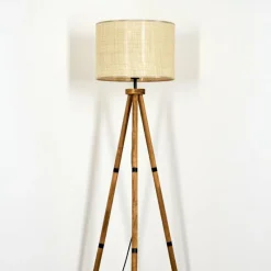 Luminaires Scandinaves-hofstein Sabadim Lampadaire Écru, 1 lumière
