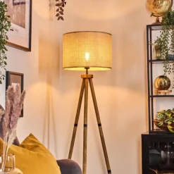 Luminaires Scandinaves-hofstein Sabadim Lampadaire Écru, 1 lumière