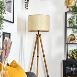 Luminaires Scandinaves-hofstein Sabadim Lampadaire Écru, 1 lumière