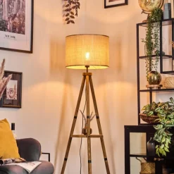 Luminaires Scandinaves-hofstein Sabadim Lampadaire Écru, 1 lumière