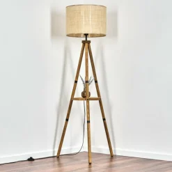 Luminaires Scandinaves-hofstein Sabadim Lampadaire Écru, 1 lumière