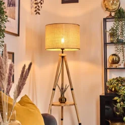 Luminaires Scandinaves-hofstein Sabadim Lampadaire Écru, 1 lumière