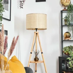 Luminaires Scandinaves-hofstein Sabadim Lampadaire Écru, 1 lumière