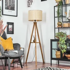 Luminaires Scandinaves-hofstein Sabadim Lampadaire Écru, 1 lumière