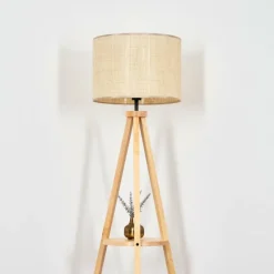 Luminaires Scandinaves-hofstein Sabadim Lampadaire Écru, 1 lumière