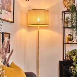 Luminaires Scandinaves-hofstein Sabadim Lampadaire Écru, 1 lumière