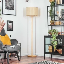 Luminaires Scandinaves-hofstein Sabadim Lampadaire Écru, 1 lumière