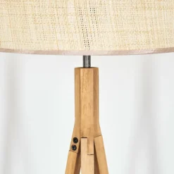 Luminaires Scandinaves-hofstein Sabadim Lampadaire Écru, 1 lumière