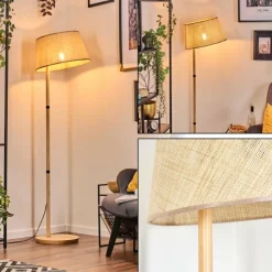 Luminaires Scandinaves-hofstein Sabadim Lampadaire Écru, 1 lumière