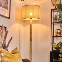 Luminaires Scandinaves-hofstein Sabadim Lampadaire Écru, 1 lumière