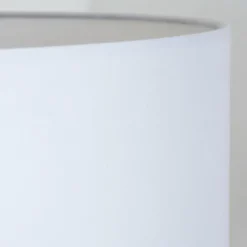 Lampes En Tissu-hofstein Sabadim Lampadaire Écru, Noir, 1 lumière