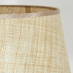 Luminaires Scandinaves-hofstein Sabadim Lampadaire Écru, Noir, 1 lumière