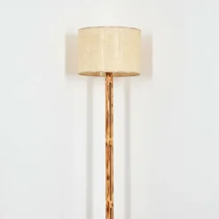 hofstein Sabadim Lampadaire Écru, Noir, 1 lumière