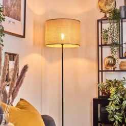 Luminaires Scandinaves-hofstein Sabadim Lampadaire Noir, 1 lumière