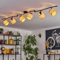 hofstein Sabadim Plafonnier beige, Écru, 6 lumières