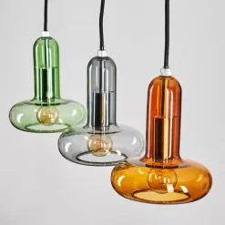 hofstein Salavisa Suspension Noir, 3 lumières