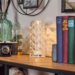 hofstein Salberget Lampe à poser LED Scintillant, Transparent, 1 lumière