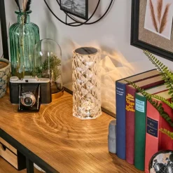 hofstein Salberget Lampe à poser LED Scintillant, Transparent, 1 lumière