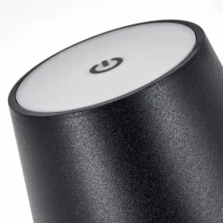 hofstein Salgadinho Lampe à poser LED Noir, 1 lumière