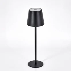 hofstein Salgadinho Lampe à poser LED Noir, 1 lumière