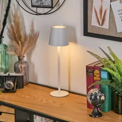 hofstein Salgadinho Lampe à poser LED Blanc, 1 lumière