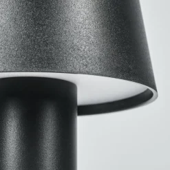 hofstein Salgadinho Lampe de table d'extérieur, Lampe à poser LED Noir, 1 lumière