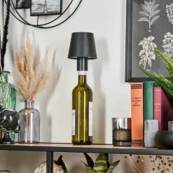 hofstein Salgadinho Lampe de table d'extérieur, Lampe à poser LED Noir, 1 lumière