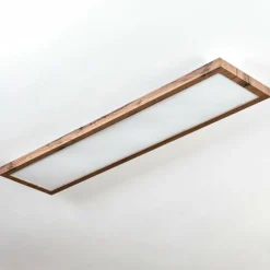 Luminaires Scandinaves-hofstein Salmi LED Couleur bois, Noir, 1 lumière, Télécommandes