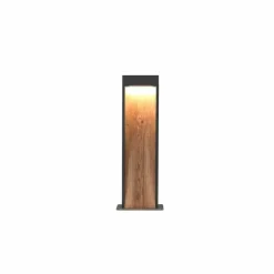 Lampes En Bois-Luminaires Trio SALMON Lampadaire d'extérieur LED Bois clair, 1 lumière