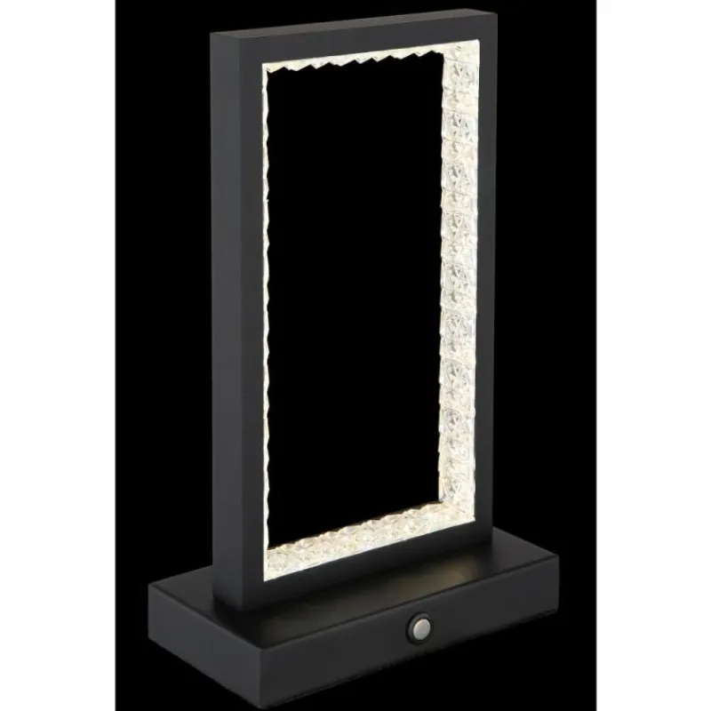 Luminaires Globo Lighting Samega Lampe à poser LED Noir, 1 lumière* Éclairage Led