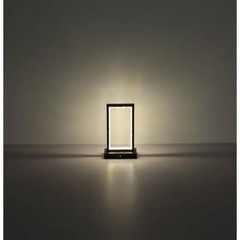 Luminaires Globo Lighting Samega Lampe à poser LED Noir, 1 lumière* Éclairage Led