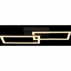 Luminaires Globo Lighting Sapena Plafonnier LED Noir, 1 lumière* Éclairage Led