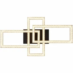 Luminaires Globo Lighting Sapena Plafonnier LED Noir, 1 lumière* Éclairage Led