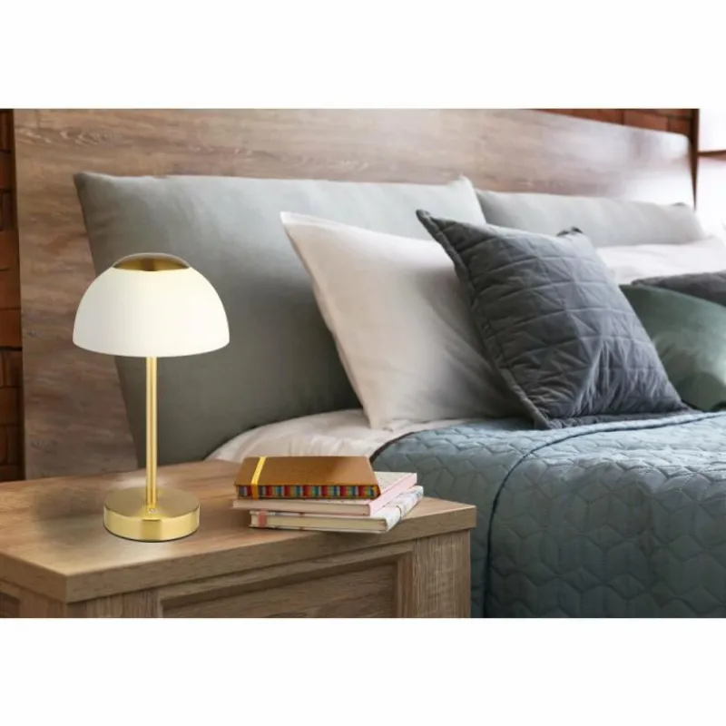 Luminaires Globo Lighting Sarima Lampe à poser LED Laiton, 1 lumière