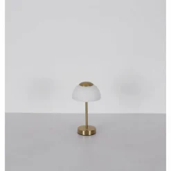 Luminaires Globo Lighting Sarima Lampe à poser LED Nickel mat, 1 lumière