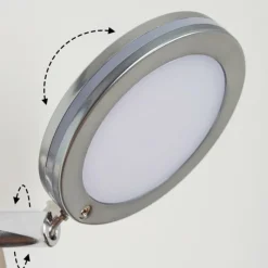 hofstein Sarnadinha Applique murale LED Nickel mat, 1 lumière