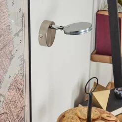 hofstein Sarnadinha Applique murale LED Nickel mat, 1 lumière