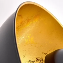 Lampes Dorées-hofstein Saturn Lampadaire Noir, 1 lumière