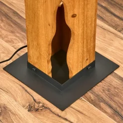 hofstein Sernadelo Lampadaire Noir, 4 lumières