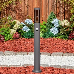 hofstein Sessa Eclairage de chemin Anthracite, 1 lumière, Détecteur de mouvement