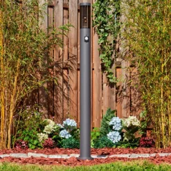 hofstein Sessa Eclairage de chemin Anthracite, 1 lumière, Détecteur de mouvement