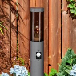 hofstein Sessa Eclairage de chemin Anthracite, 1 lumière, Détecteur de mouvement