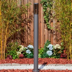 Suspension Verre Fumé-hofstein Sessa Eclairage de chemin Anthracite, 1 lumière