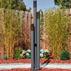 hofstein Sessa Eclairage de chemin Anthracite, 3 lumières