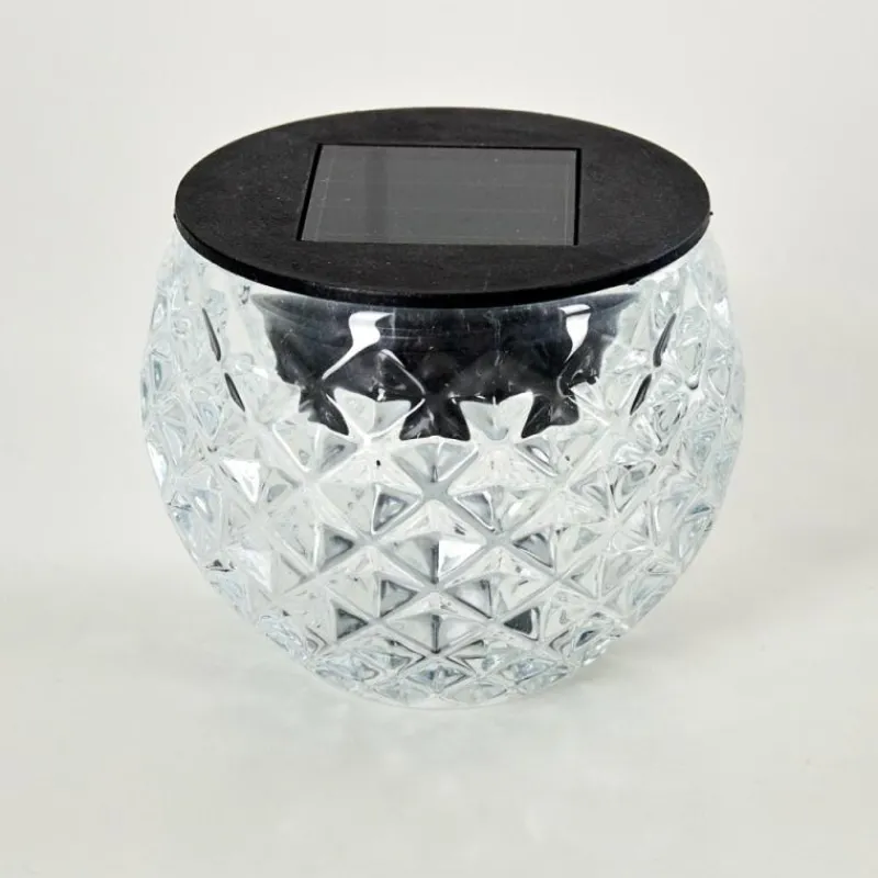 hofstein Set de 24 lampes solaires Benson LED Noir, 1 lumière